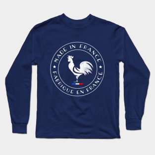 MADE IN FRANCE Gallic Rooster Two Stars Long Sleeve T-Shirt